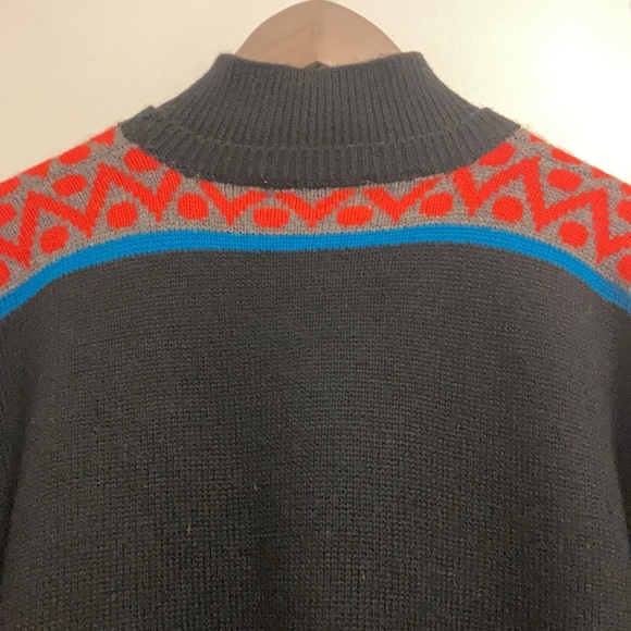 Vintage Mariachi Mouse Pom Pom Fair Isle Sweater Size Medium Ugly Sweater - Picture 5 of 10